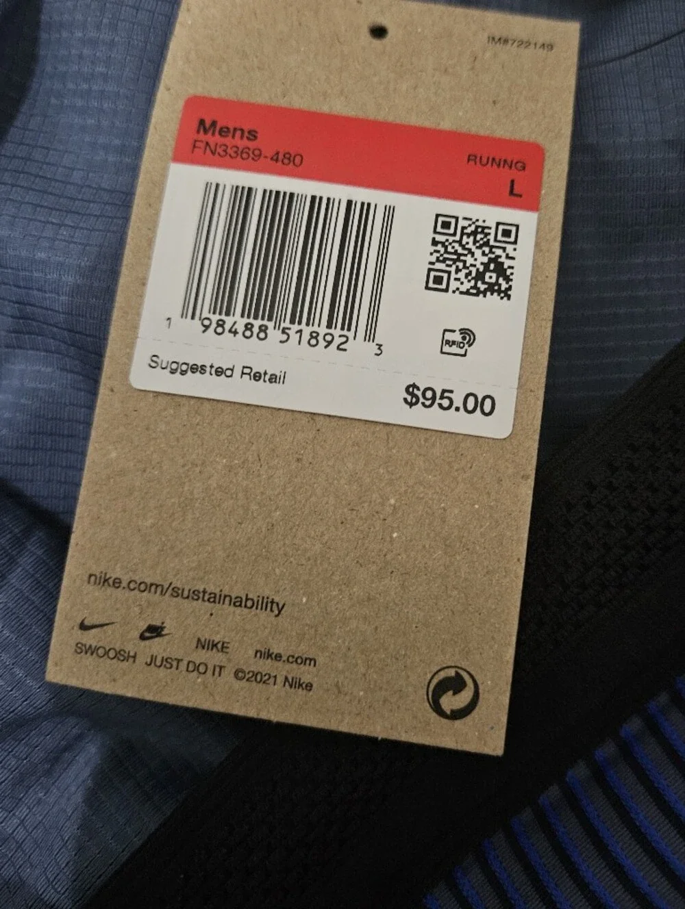 Nike Aeroswift Dri Fit Adv Running Blue Tight Blue Shorts